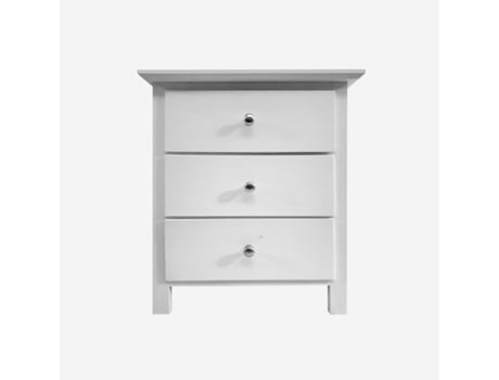 Mesa de Cabeceira PEJECAR Branco (58x50x35cm)