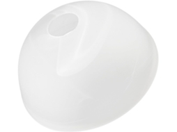Luminária Pendente de Vidro Branco Leitoso Fosco, Ideal para Ambientes Internos, com Luz Suave e Difusa. SFUSHOS