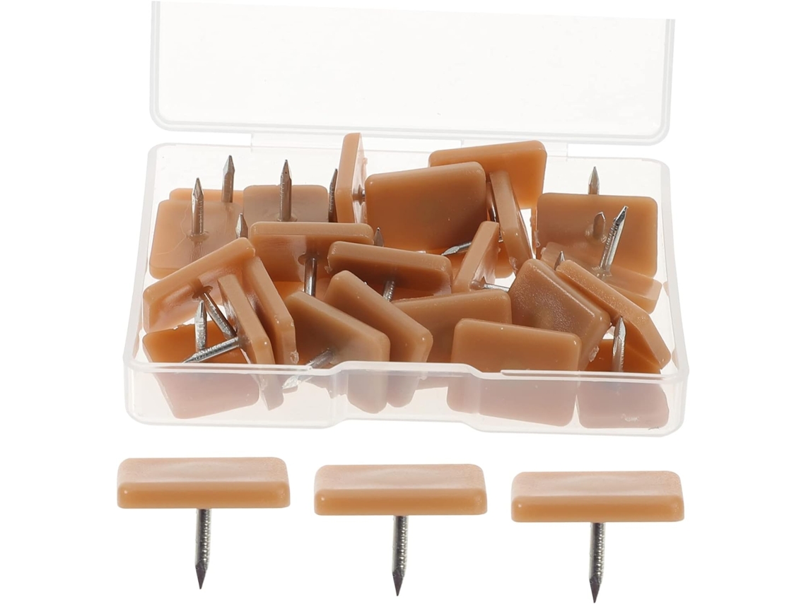 Corrediças Para Gavetas Operitacx, Conjunto De 30 Peças, Marrons, Em Abs E Ferro, Para Móveis, De Alta Durabilidade