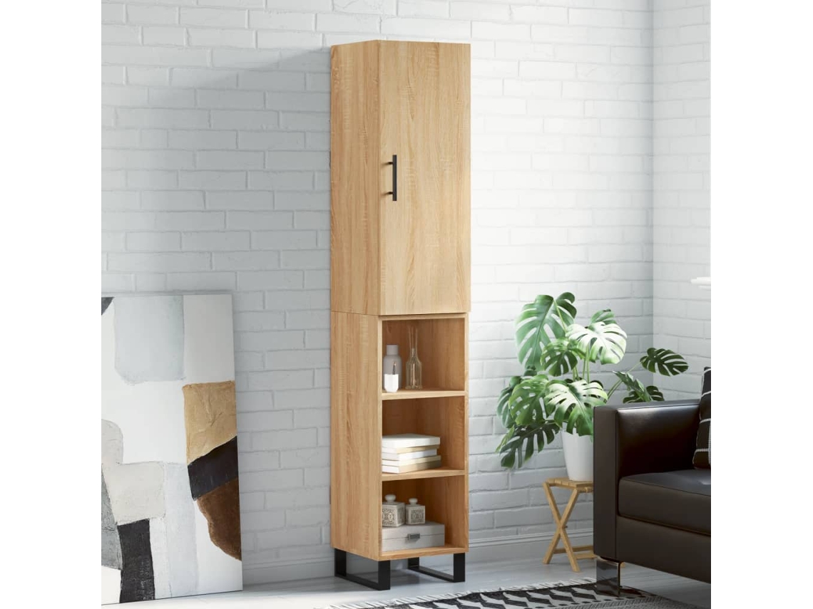 Highboard, Highboards Vidaxl Marrom Madeira Processada (n/a)