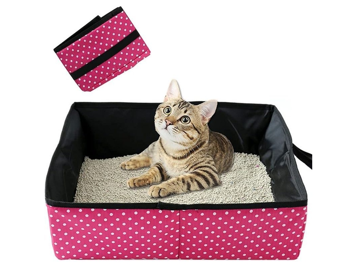 Lata De Areia Portátil Dobrável Para Gatos, Impermeável, Limpa E Suave, Para Uso Em Ambientes Externos E Internos