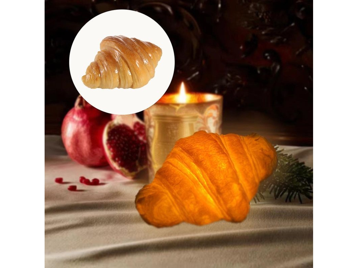 Luz De Ambiente De Pão Croissant Luminária Led Decorativa Para Loja De Bolos Presente Criativo A
