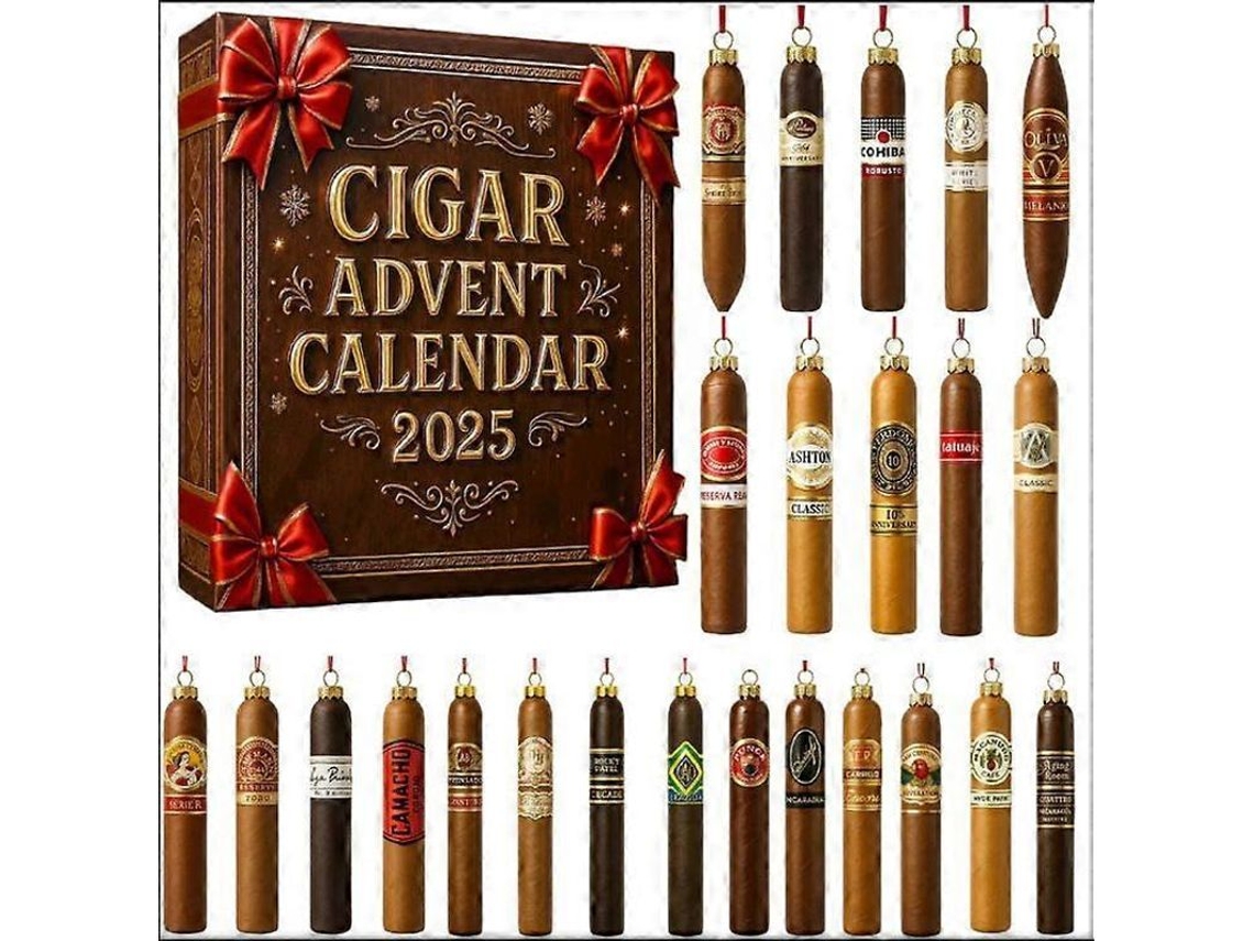 Calendário de Natal 2025 Estilo Classicci Decoração Acrílico Nova Line