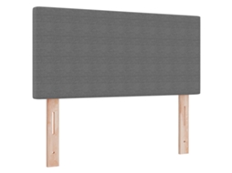 Conjunto 1 Cabeceira Moderna Vidaxl Cinzento-claro Cordão (80 Cm)