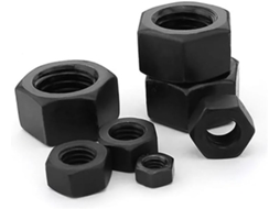 Porcas Sextavadas Sortidas, Métricas De Aço Carbono Preto, Vários