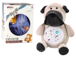 Urso de Pelúcia com Luzes e Melodias, Modo Dia/noite, 25 Cm, a Partir de 1 Ano BRILVIBERA
