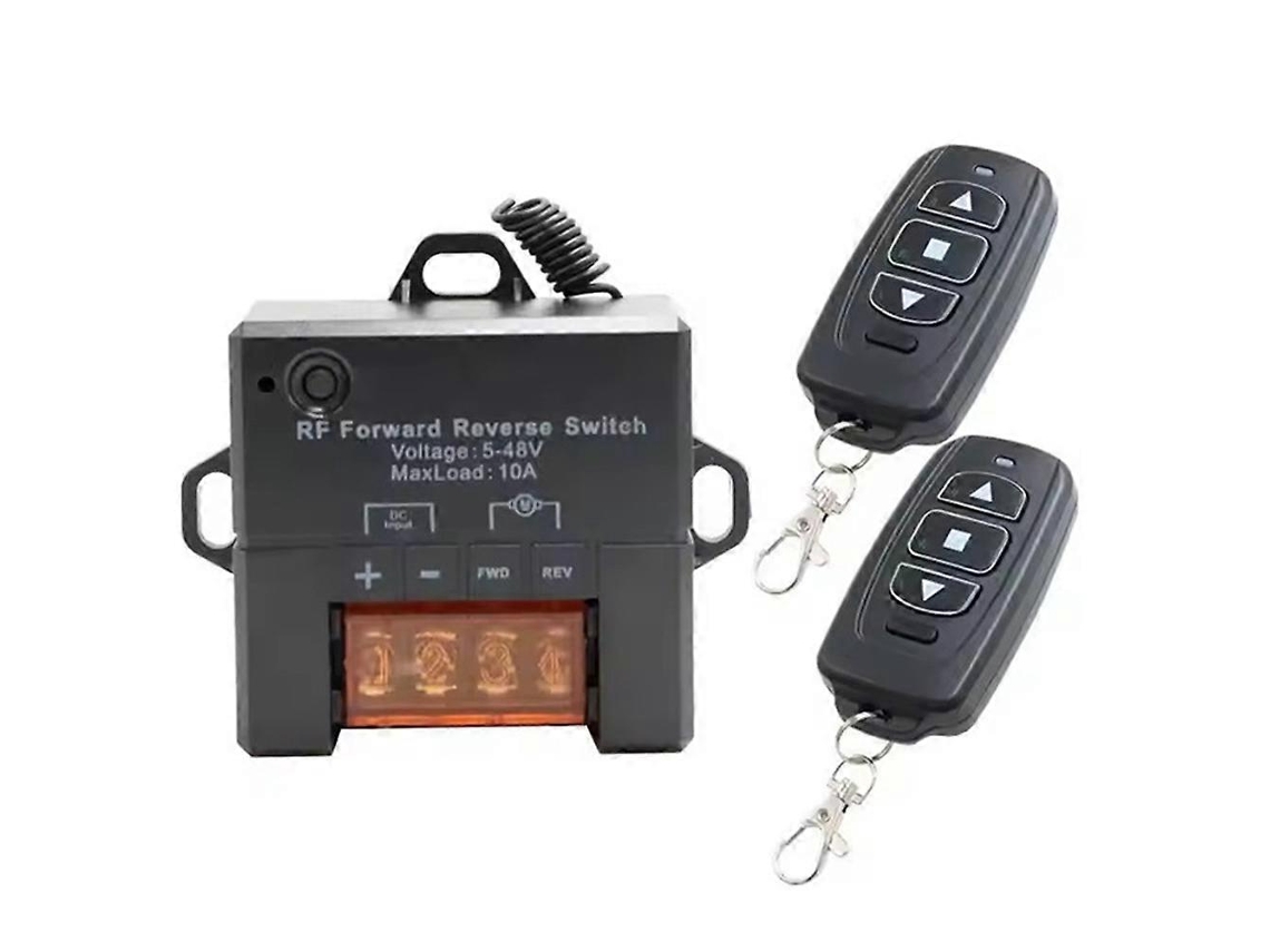 Comando À Distância Para Forward Reverse Interruptor Dc Motor 5v-48v 10a Linear Actuator Winch Solenoid Relé Contactor
