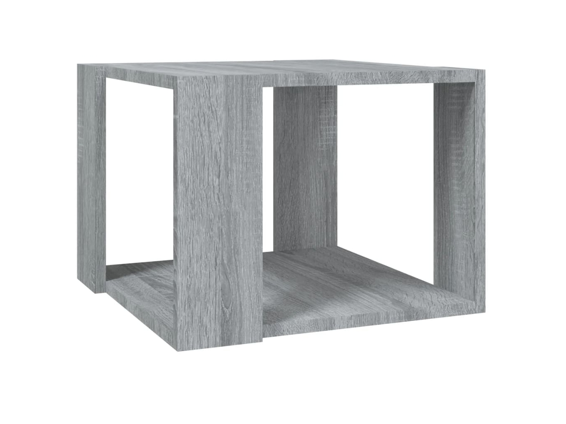 Mesa de centro MAISON EXCLUSIVE em madeira Sonoma Cinza (40x40x30 cm)