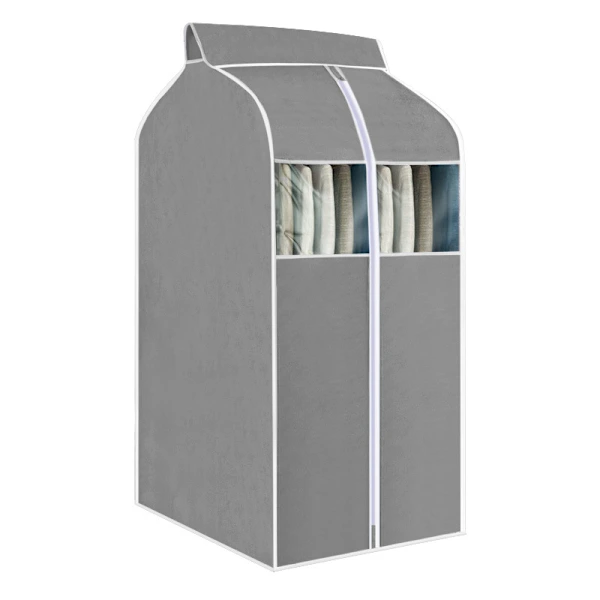 Saco De Roupa Bege Para Pendurar, Organizador De Roupas Com, A