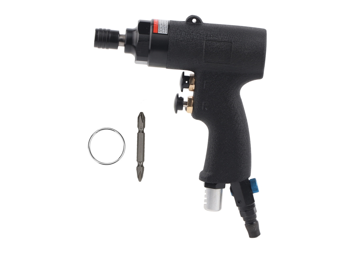 Parafusadeira pneumática industrial 5h com punho tipo pistola para desmontagem.