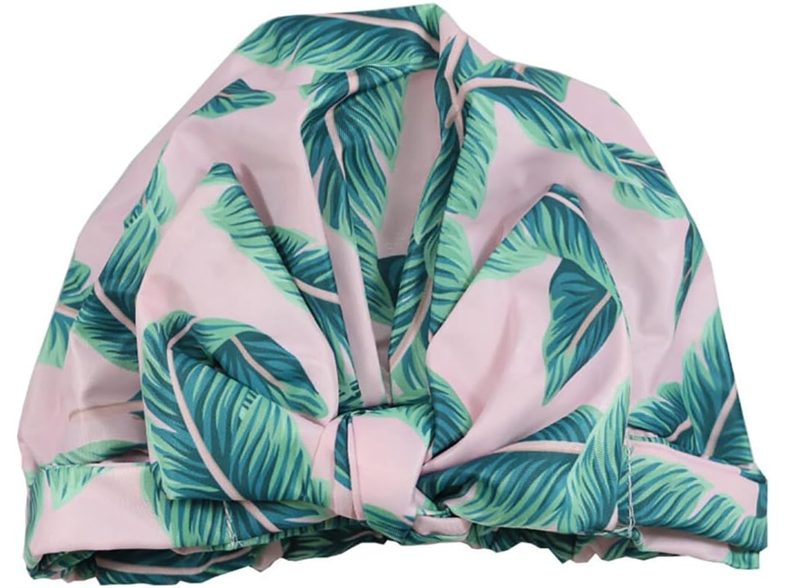 Touca De Banho Impermeável Com Nó Para Mulheres Leve E Elegante