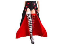 Lurelia Meias Halloween Fantasia Meia Calça Festa Diamantes Pés Yin Yang Tamanho Único