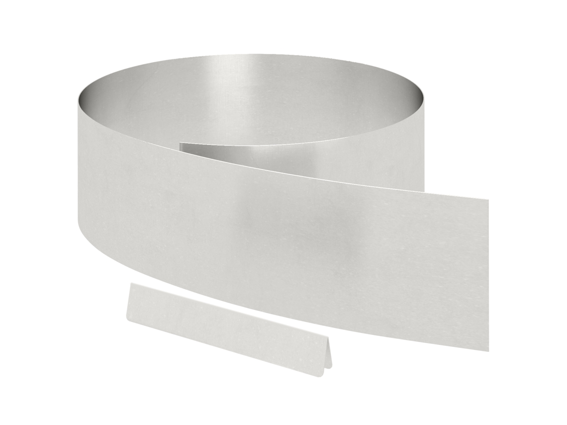 Conjunto 1 Bordas De Jardim Vidaxl Prateado Aço Inoxidável (450 X 20 Cm)