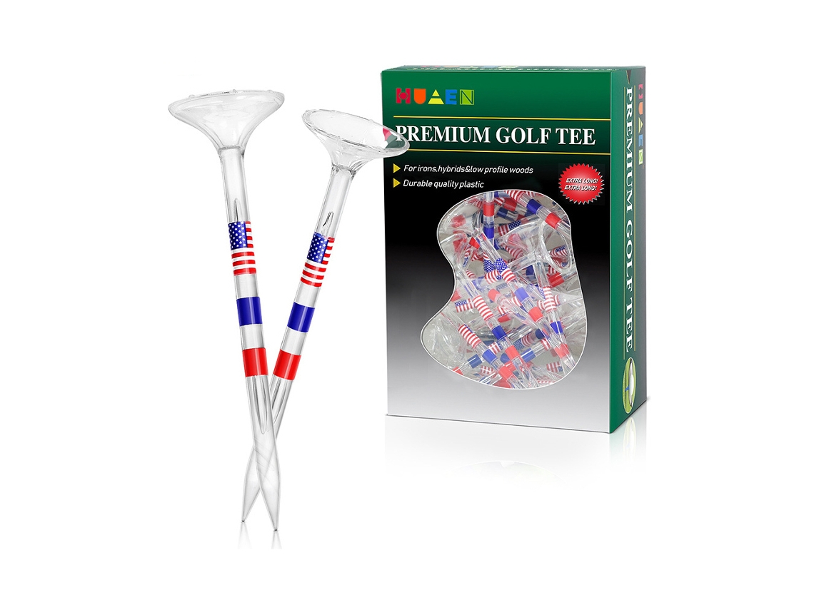 Camiseta de Golfe com Estampa Transparente e Bandeira BRILVIBERA