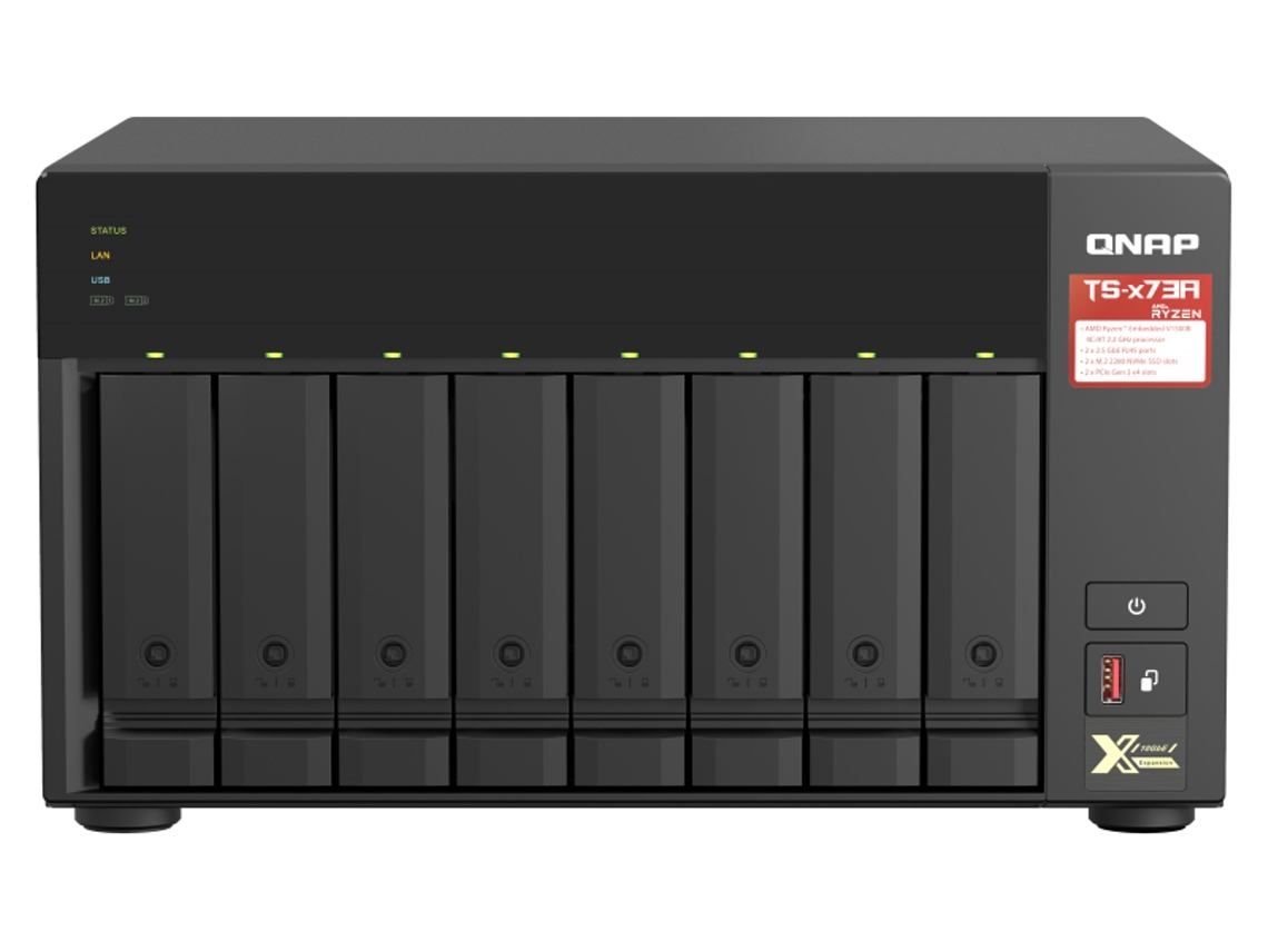 Servidor NAS QNAP (RAM: 8 GB)