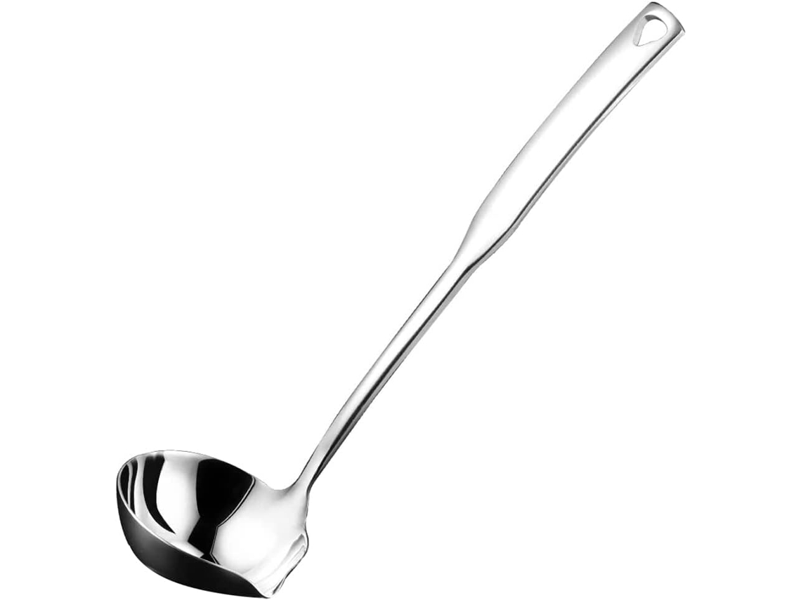 Concha Para Sopa Em Aço Inoxidável 304com Bico Servir, 30cm 11, 8 Polegadas