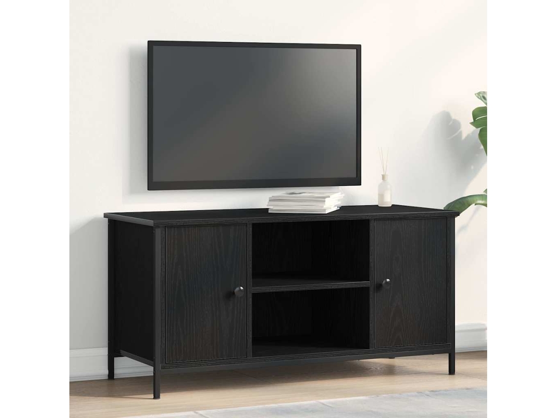 Vidaxl Gabinete Para Tv 100 X 40 X 50 Cm Carvalho Preto