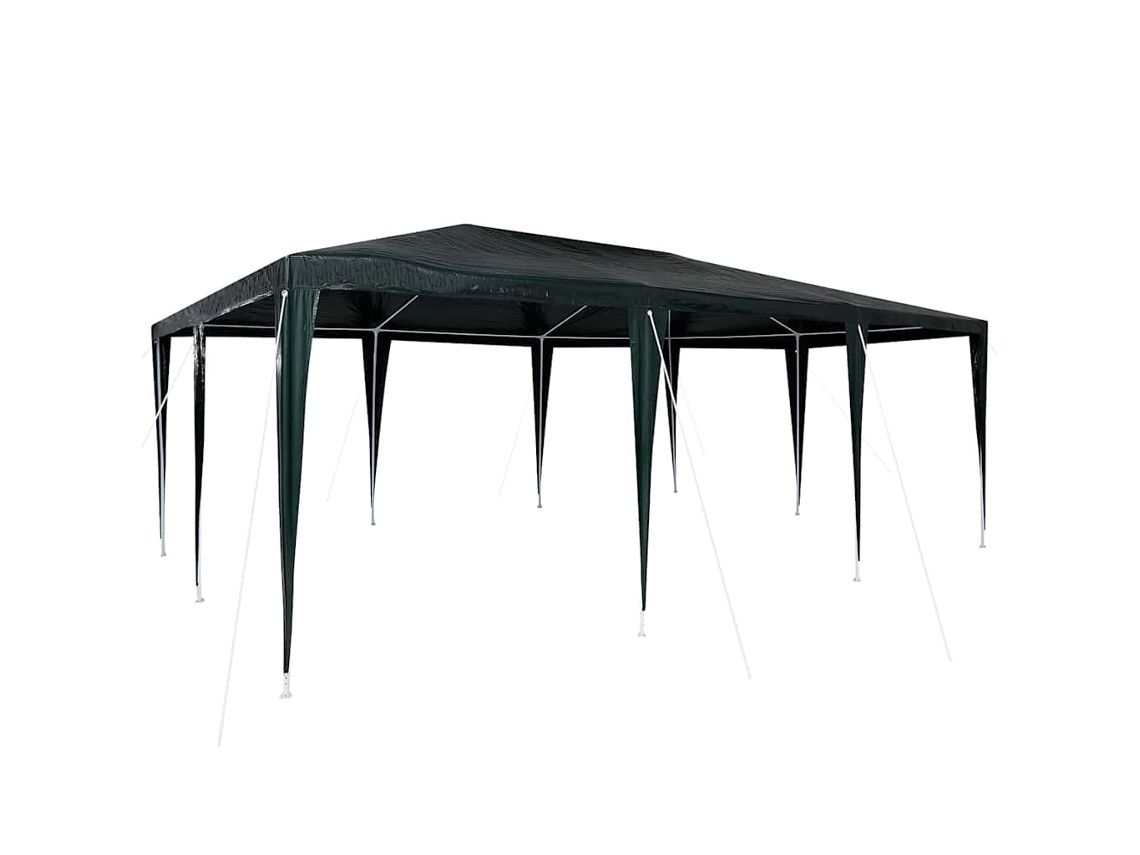 Conjunto 1 Tenda De Festa Vidaxl Verde Polietileno (600 X 400 X 266 Cm)