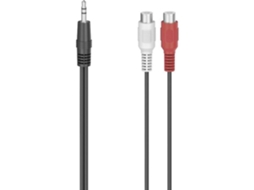 Adaptador Hama 00205185 Cinch rca / Conector de Áudio 1x Macho 3,5 Mm 2x Adaptadores Cinch Rca AQUAFORGE