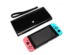 KOFIHETY Mala De Proteção Em Couro Sintético Portátil Para Armazenamento Nintendo Switch
