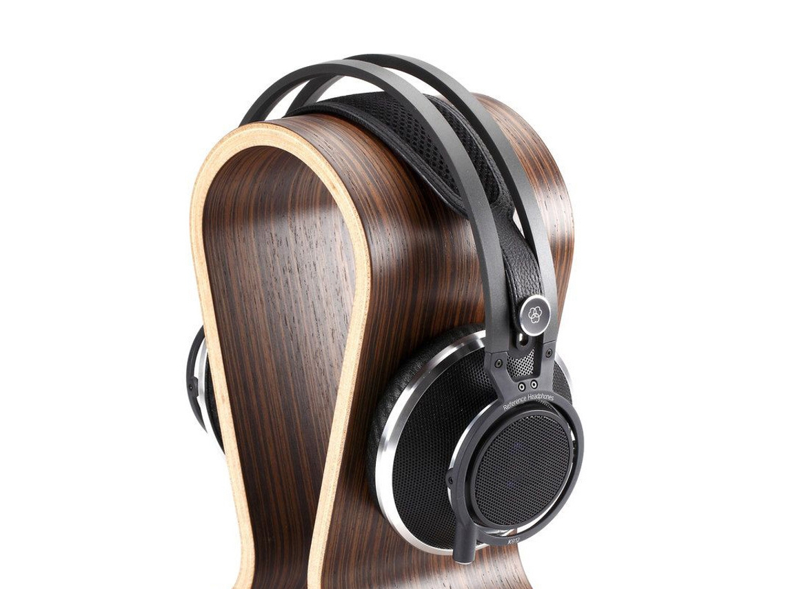 2 Suportes Multiusos de Madeira de Nogal para Auriculares para Uso Doméstico, Escritório ou Estúdio | S/MARCA