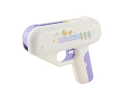 Mali pistola de Surpresa de Pirulito Brinquedo Armazenamento Cândy para Crianças Jogo de Lançamento
