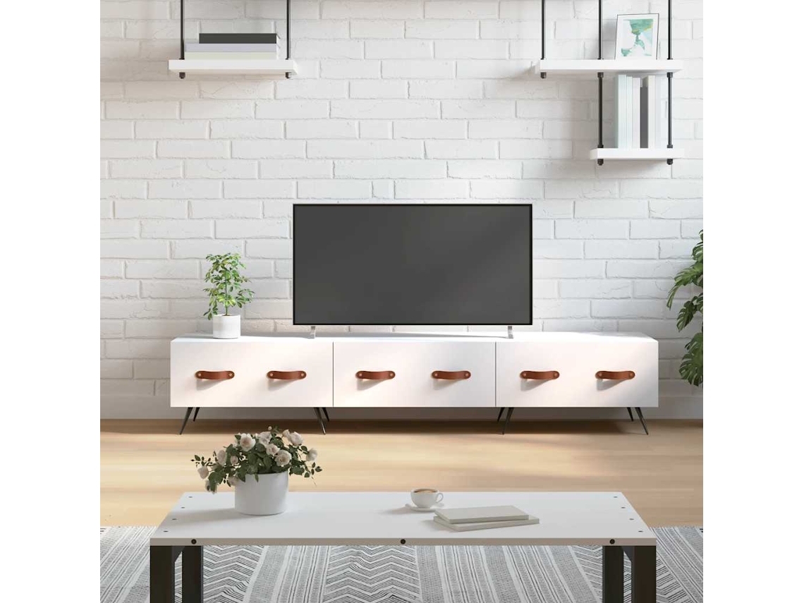 Vidaxl Móvel de Tv 150x36x30 Cm Derivados de Madeira Branco