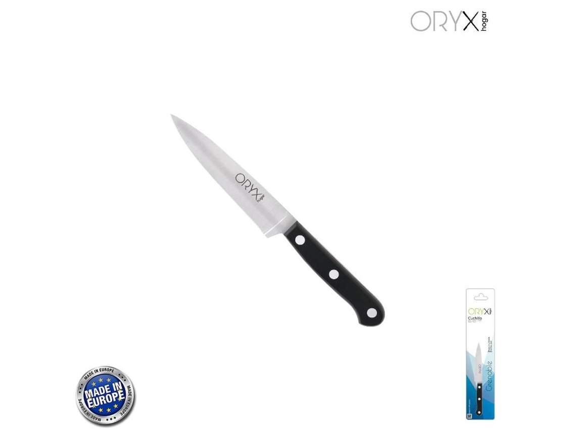 Faca de Cozinha Cozinha Grenoble Lâmina Aço Inox 13 cm Preto ORYX