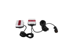 1 Conjunto de Farolim Traseiro Combinado Led 12v para Reboques, 7 Pinos, Universal, com Luz de Travão e Luz de Chapa