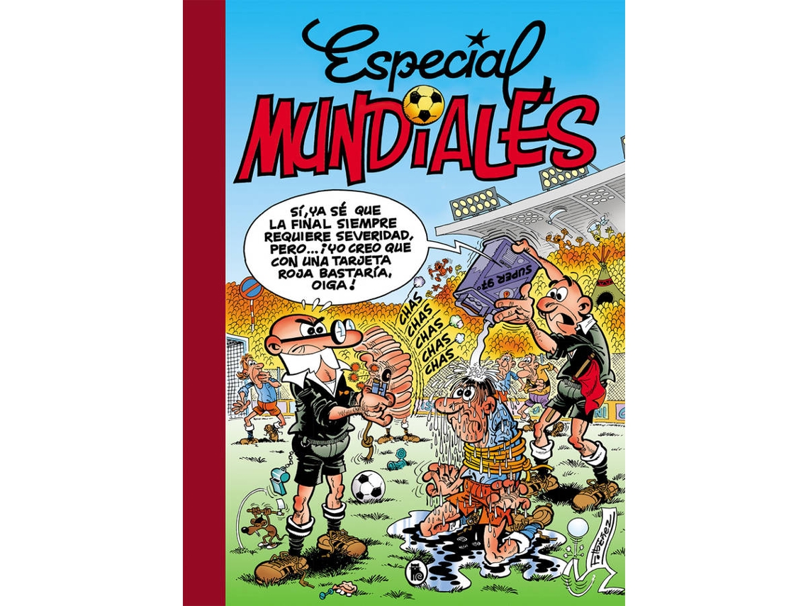 Livro Especial Mundiales: Mundial 78 , Mundial 82 , El Balón Catastrófico , Mundial 82-Bis , Mundial 94 (Súper Humor Mortadelo 9) de Francisco Ibáñez (Espanhol)