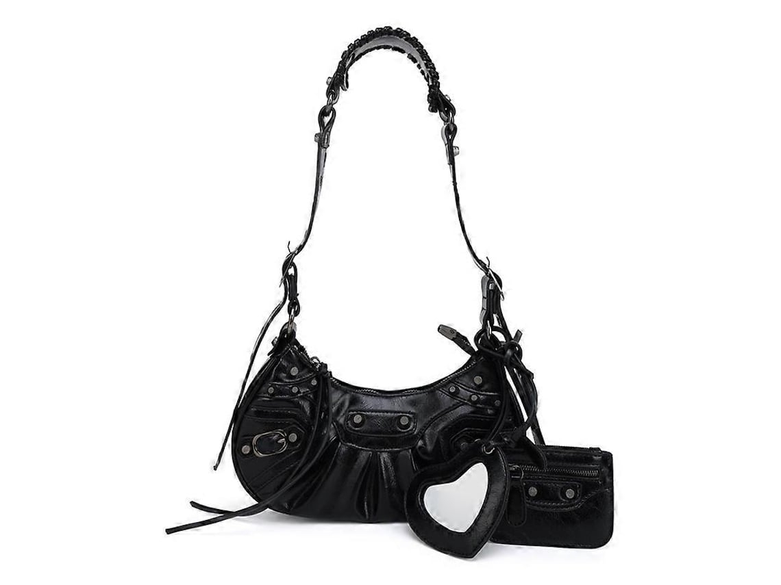 Bolsa de Ombro Pequena com Design Le Cagole Bolsa Tipo Carteiro e Novo Porta dinheiro 32x7,5x18 Brilvibera_ptg