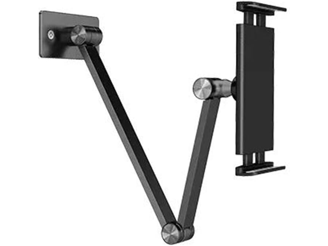 Suporte de Parede Dobrável para Tablet e Celular, Compatível com Suportes de Parede, Preto. SFUSHOS