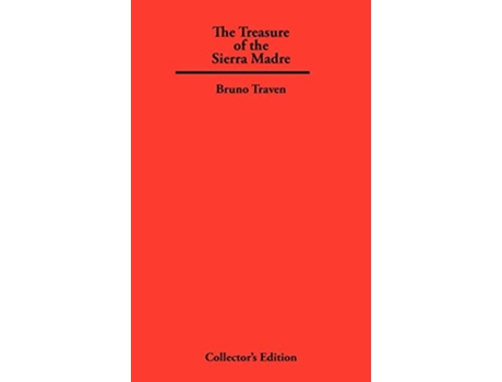 Livro The Treasure of The Sierra Madre de Bruno Traven (Inglês)