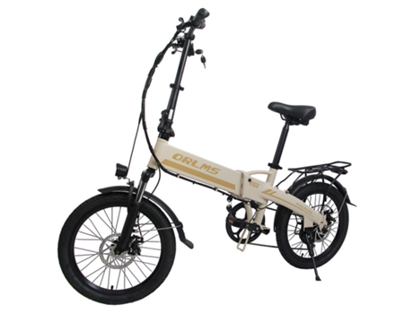 Bicicleta Elétrica Orlms S9 500w 48v 13ah Velocidade Máxima De 55km/h Autonomia De 50km Freios A Disco Mecânicos Suspensão Garfo Dianteiro Amarelo