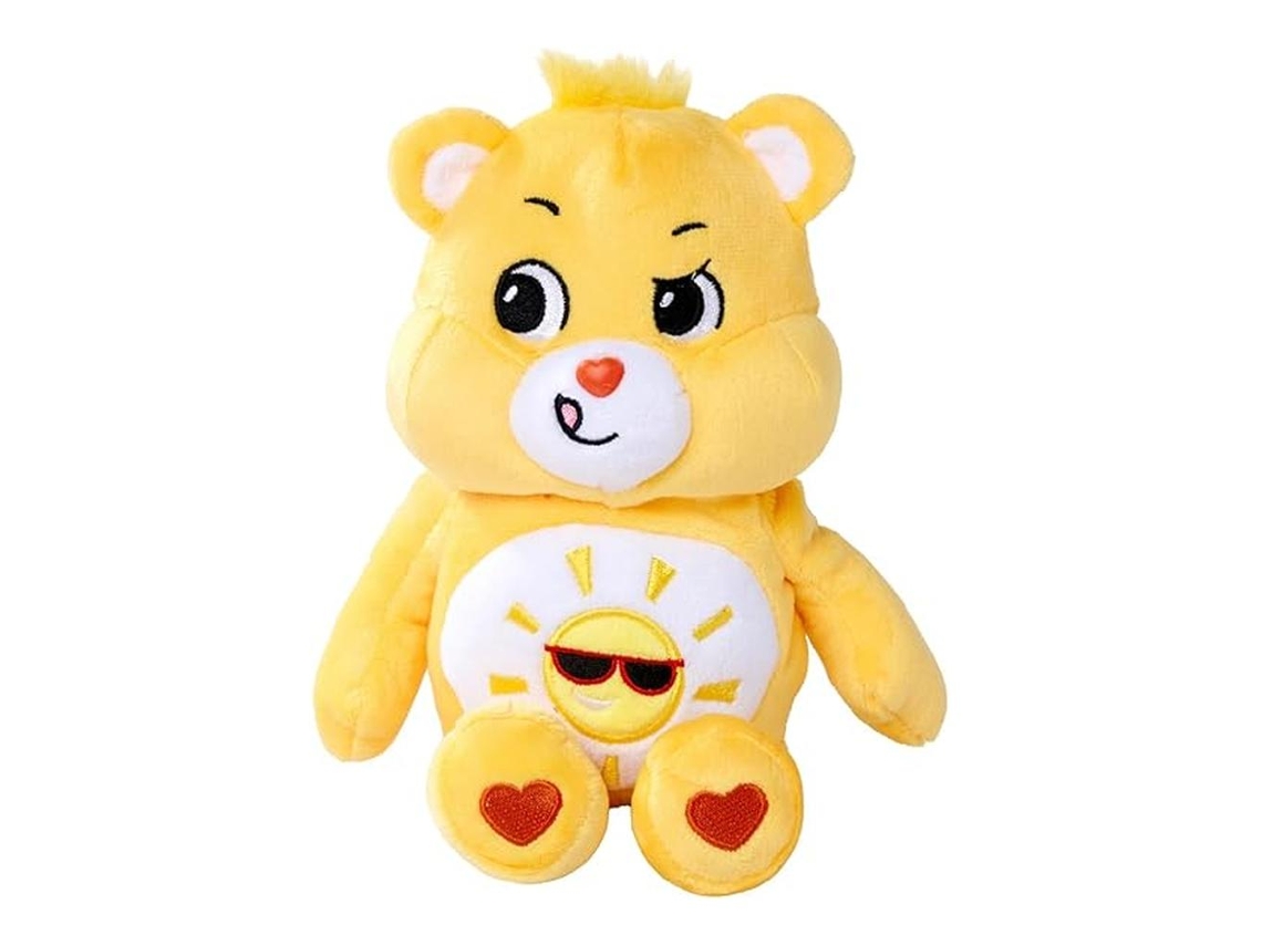 Pelúcia Urso Solar Simba da Sorte, 23 cm, Amarelo, Colecionável, 5878016, p25simba