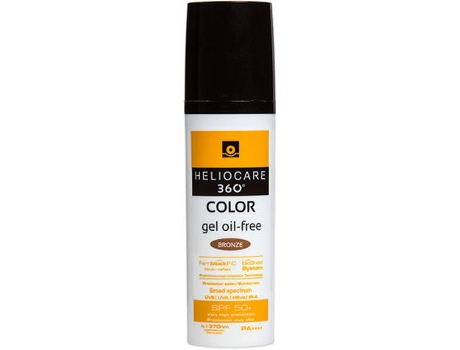 360 OIL FREE GEL COR 50+ MATE 50ML BRONZE