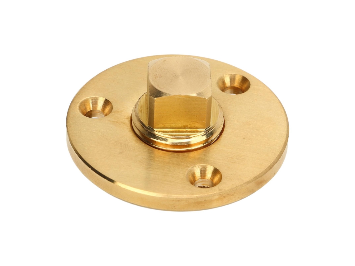 Plugue De Dreno De Barco De 2 Polegadas Com Tampa De Latão, Plugue Oval Para Barco Marítimo Para Mangueira De 1/2 Polegada