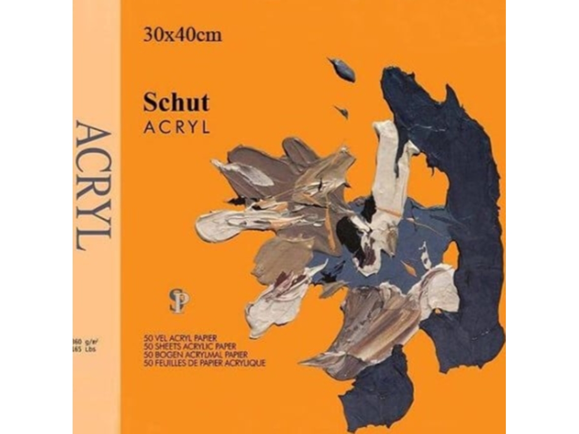 Papel Acrílico Schut 30x40cm 360g 50 Folhas