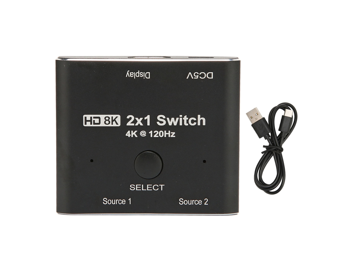 Switcher de Interface Multimídia Hd 8k 48gbps CHABERLU