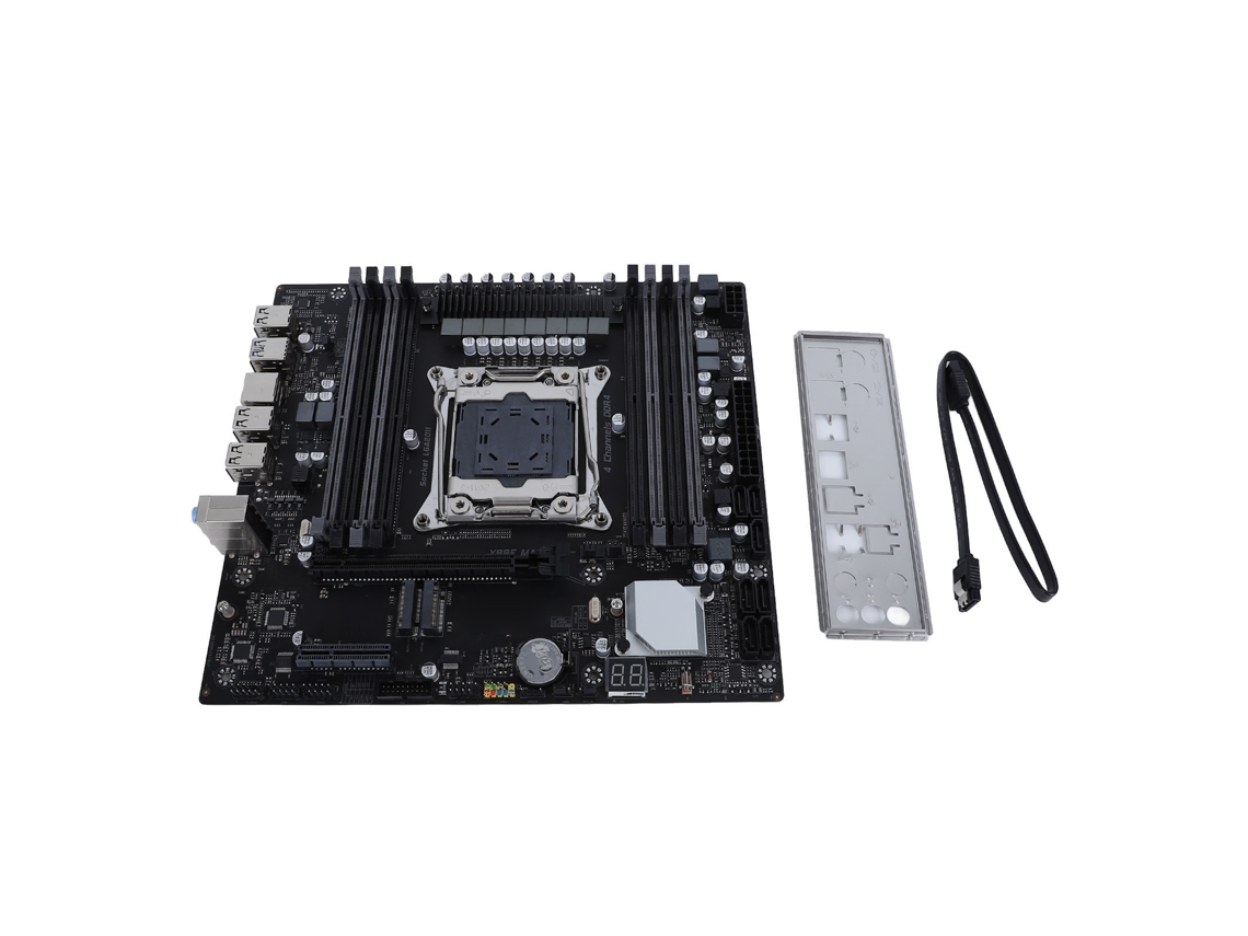 Placa-mãe X99e Lga 2011 Ddr4 Nvme M.2 Usb3.0 Sata3.0 Para Cpu E5 2666 V3