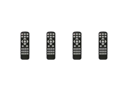 4x T-2501 Para Projetores Acer 3d Controle Remoto X1123h X118 X118ah X118h X1223h X128h X1323wh X138wh X168h