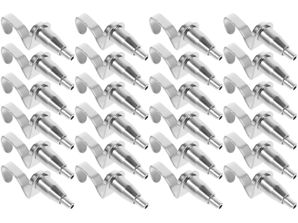Conjunto De 24 Suportes Para Fotos, Ganchos De Ferro Prateados, Sistema Para Pendurar Quadros