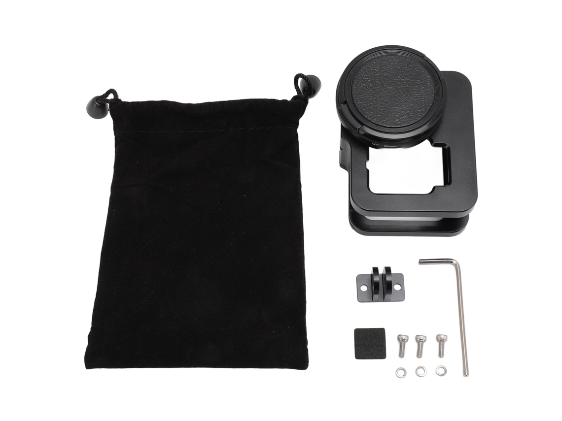 Action Camera Aluminum Cage Protective Case Frame Housing With Cold Shoe Mount Uv Filter LAXISCREED