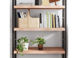 Vidaxl Prateleira De Parede 100x40x(2-6) Cm Carvalho Tratado Castanho