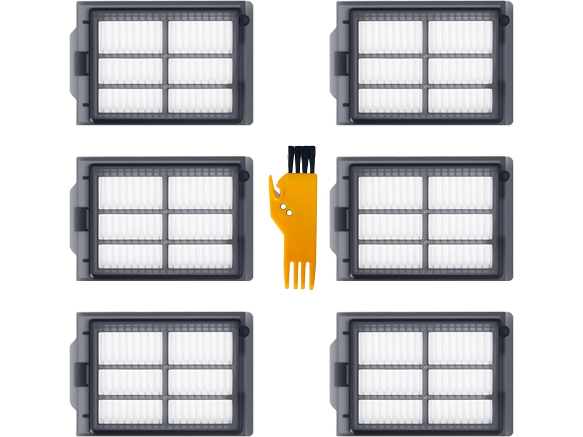 Kit De Substituição Para Irobot Roomba 505/405 Plus Combo Acessórios Para Filtro Hepa De Aspirador Robô (7 Peças) Cuich