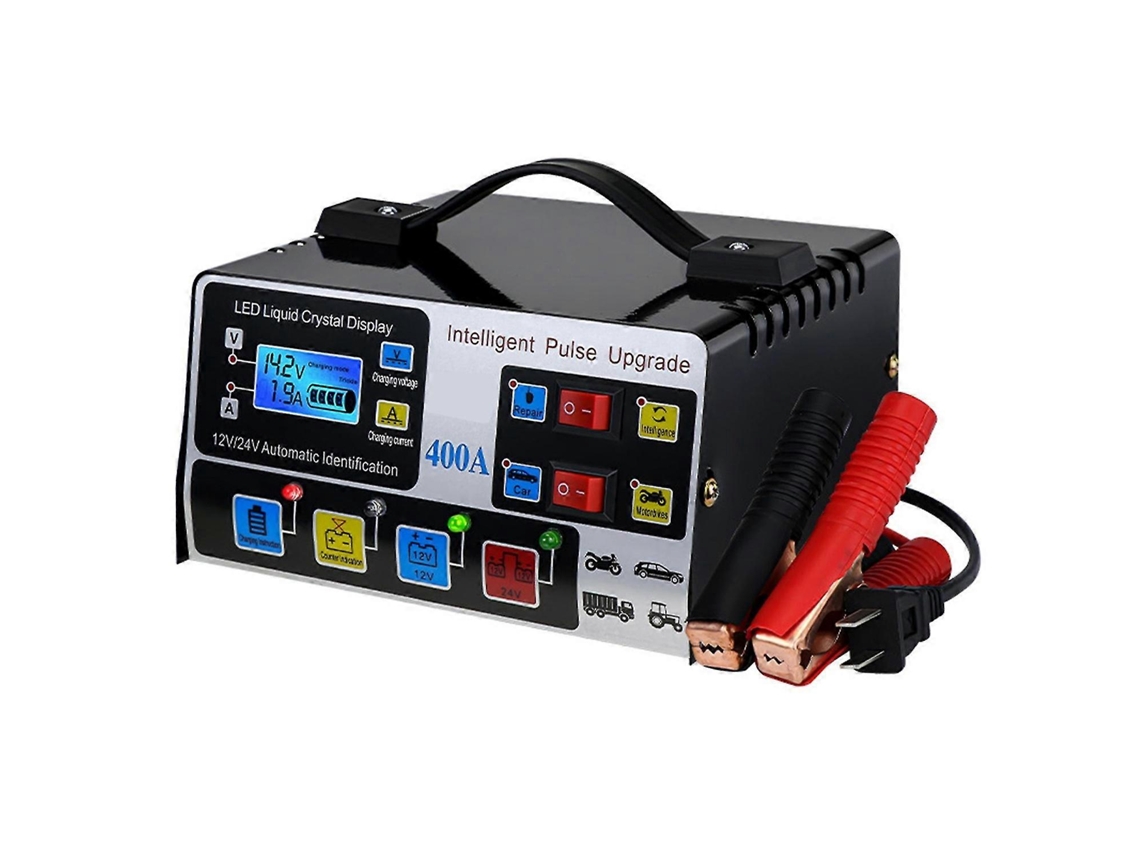 Lurelia Carregador De Bateria 12v 24v 22v Lcd Para Automóvel Automático