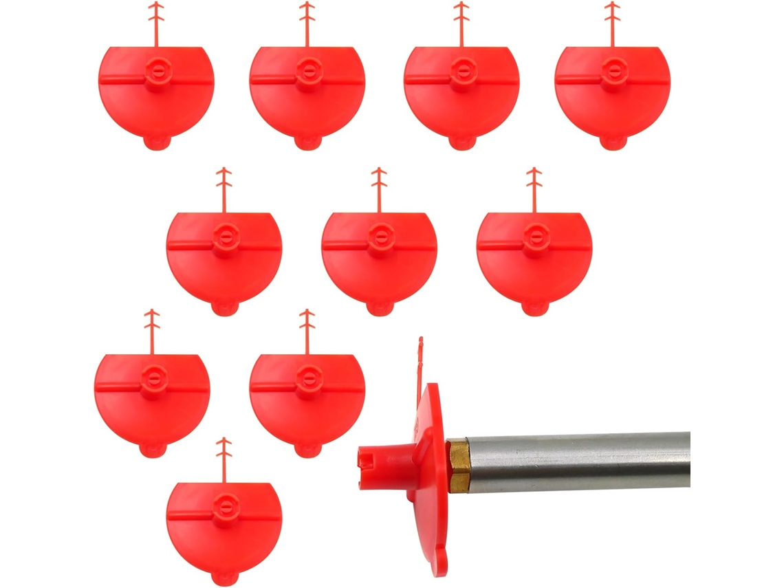 Conjunto De 10 Bicos Pulverização Plana Reutilizáveis E Portáteis