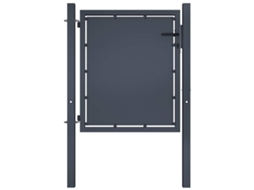 Vidaxl Portão De Jardim Em Aço 100x75 Cm Antracite