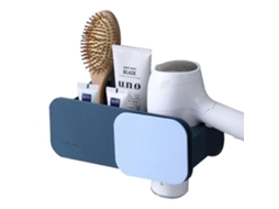 Suporte para Secadora de Cabelo, Cabelo Sem Deficiência, Armazenamento Cabe Lo com Dois Compartimentos, Se GOKOCO