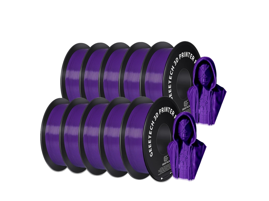 Filamento Para Impressora 3d, Material Pla, Design Sem Emaranhados, Roxo Oem